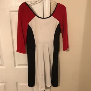 Express Color Block Dress